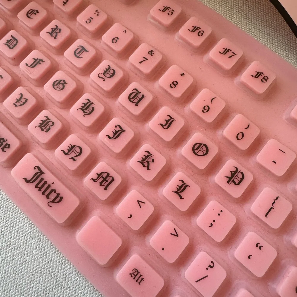 Juicy Couture - Y2K vintage authentic - royal flexi key pad - pink - USB